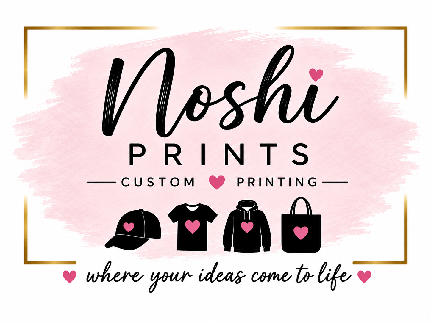 Noshi Prints custom printing logo